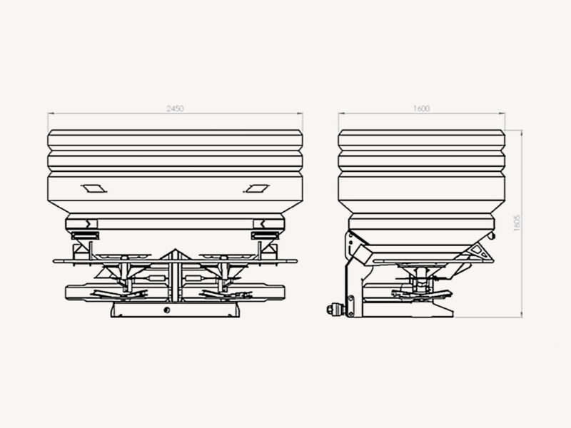 Разбрасыватель удобрений Bernardin Vortex 3500